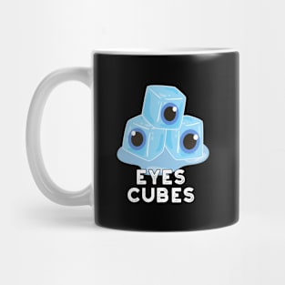 Eyes Cubes Cute Ice Pun Mug